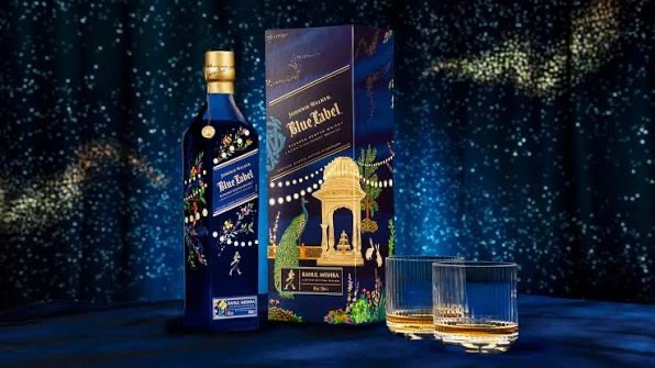 Whisky Johnnie Walker Blue Label Indian Festive Blend