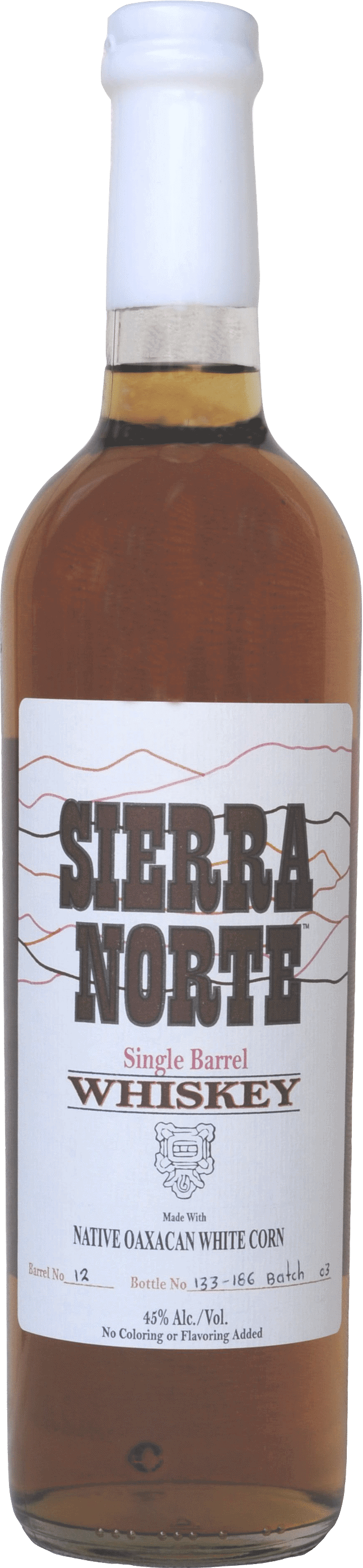 Sierra Norte Single Barrel White Corn Whiskey